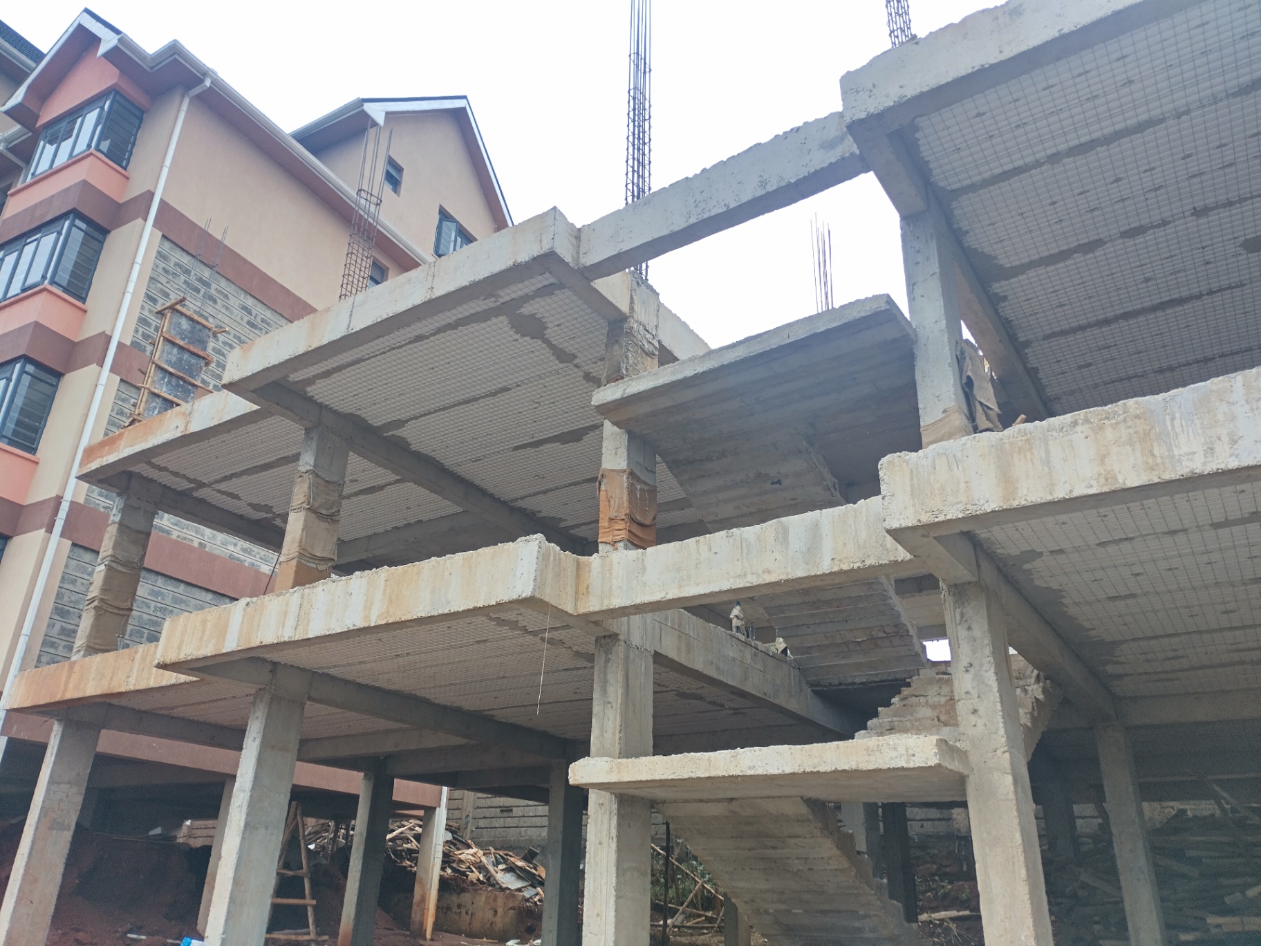 Multi-Level Concrete Frame