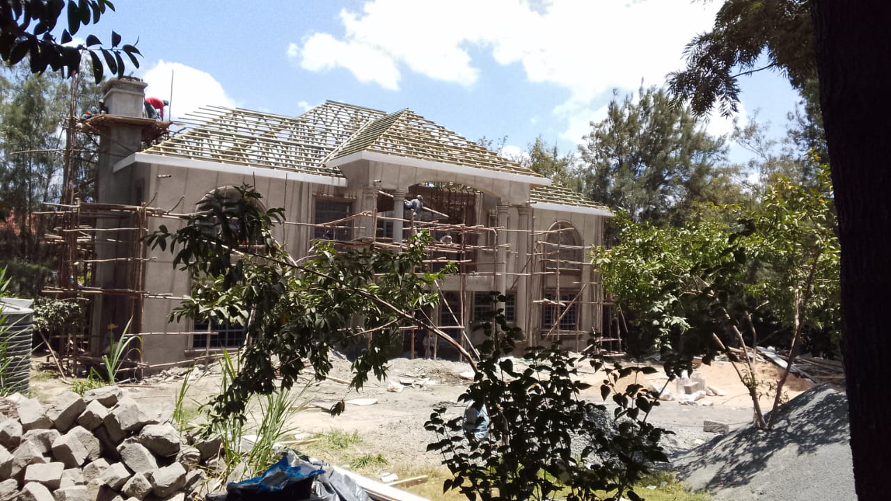 Roof framing stage